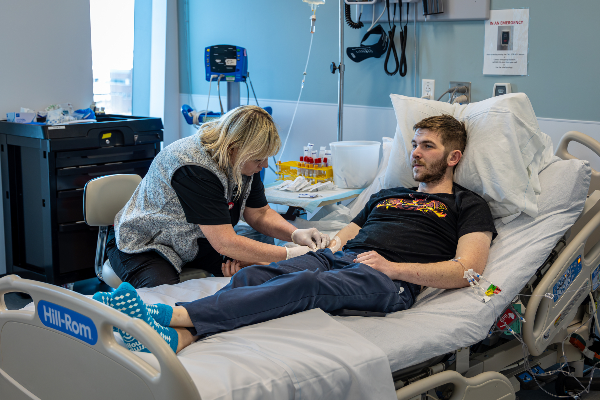 patient being treated